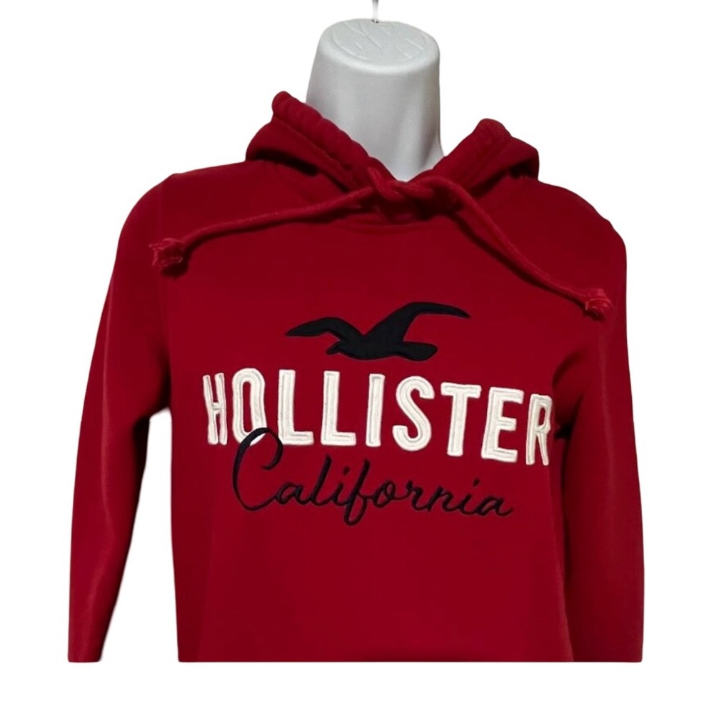 Hollister red  hoodie